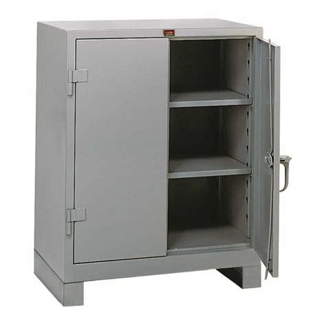 welded steel storage cabinet|counter height industrial storage cabinet.